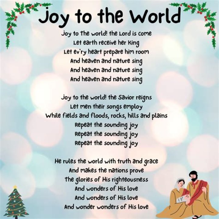 Joy to the World Joy to the World